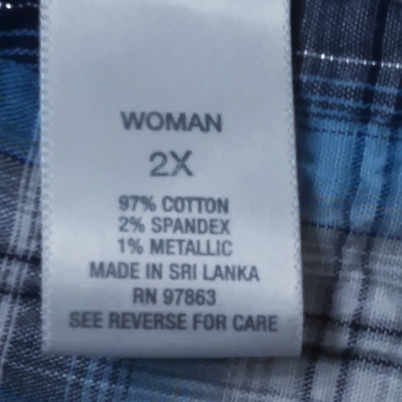 Dressbarn Western Blouse - Picture 5 of 6